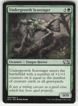 Undergrowth Scavenger #204/269 Magic 2015 MTG Non-Foil English