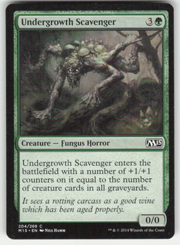 Undergrowth Scavenger #204/269 Magic 2015 MTG Non-Foil English