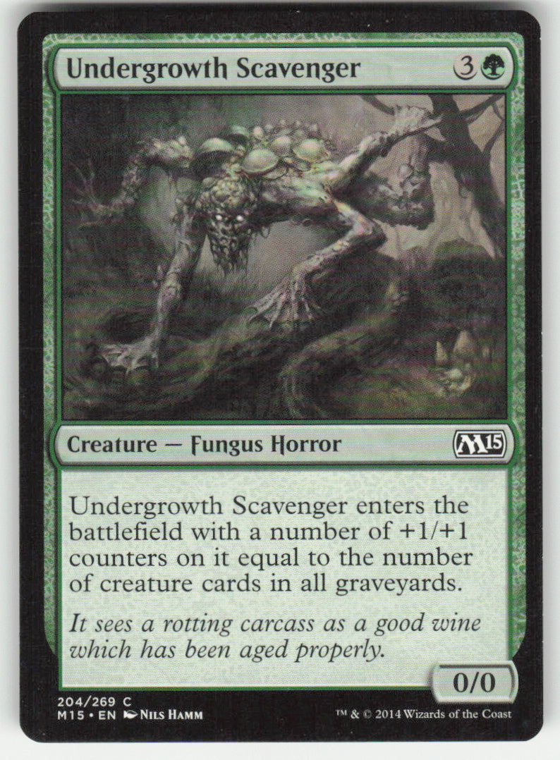 Undergrowth Scavenger #204/269 Magic 2015 MTG Non-Foil English