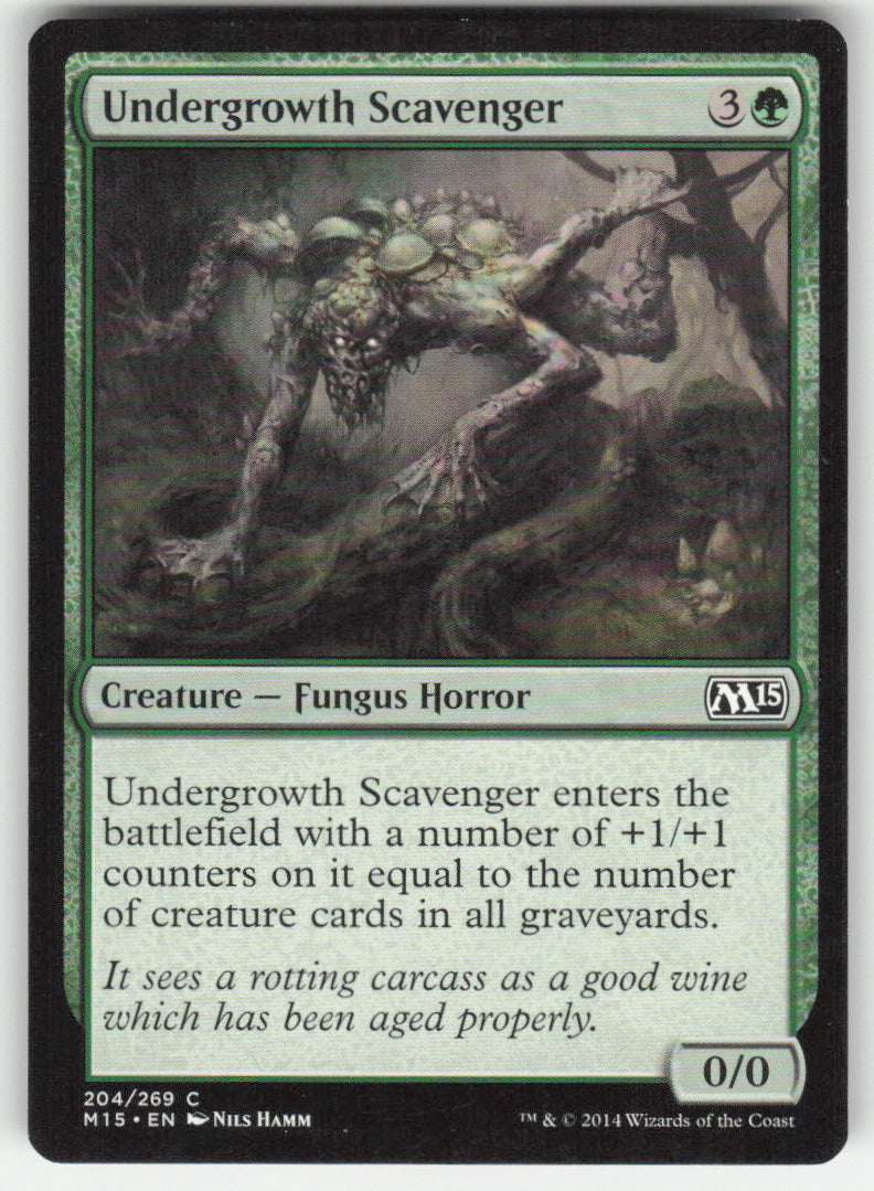 Undergrowth Scavenger #204/269 Magic 2015 MTG Non-Foil English