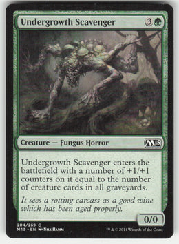 Undergrowth Scavenger #204/269 Magic 2015 MTG Non-Foil English