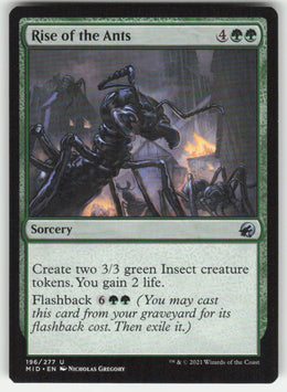 Rise of the Ants #196/277 Innistrad: Midnight Hunt MTG Non-Foil English