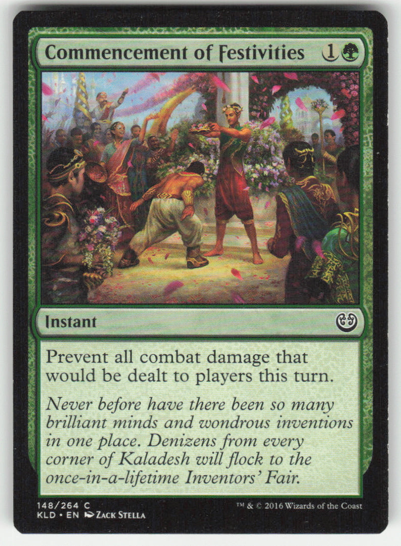 Commencement of Festivities #148/264 Non-Foil