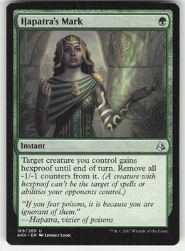 Hapatra's Mark #169/269 Amonkhet MTG Non-Foil English