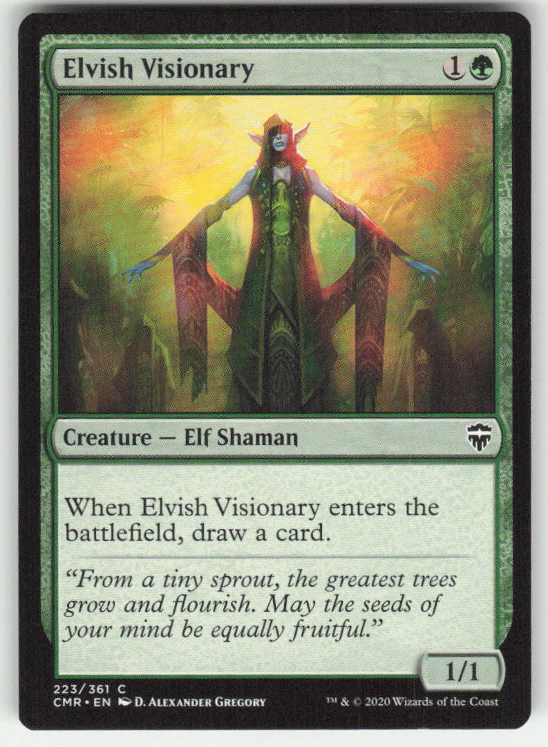 Elvish Visionary #223/361 Commander Legends MTG Non-Foil English