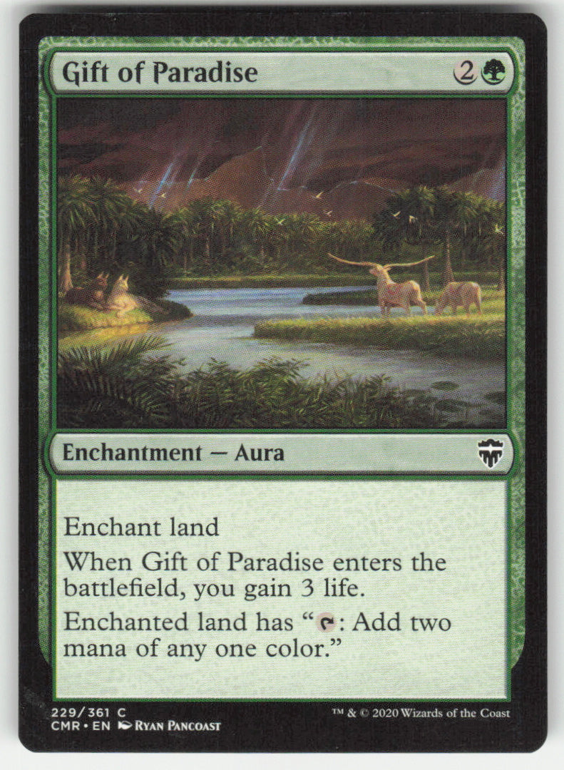 Gift of Paradise #229/361 Commander Legends MTG Non-Foil English