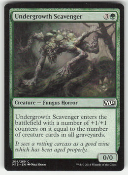 Undergrowth Scavenger #204/269 Magic 2015 MTG Non-Foil English