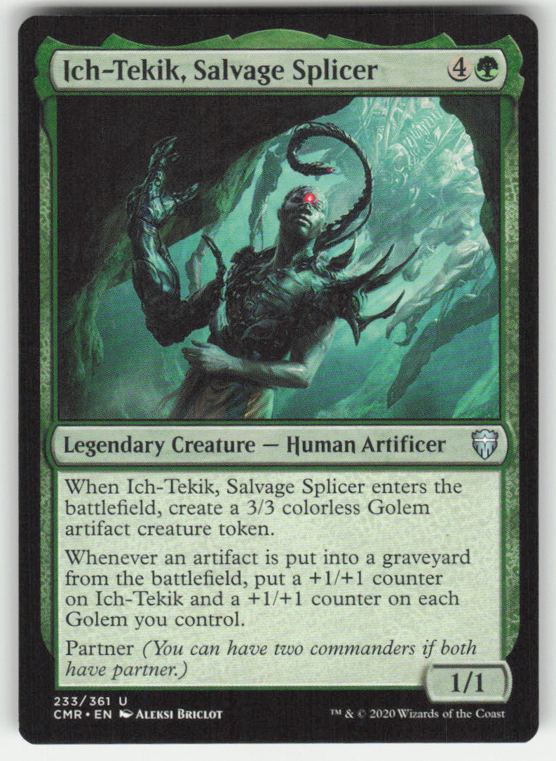 Ich-Tekik, Salvage Splicer #233/361 Commander Legends MTG Non-Foil English