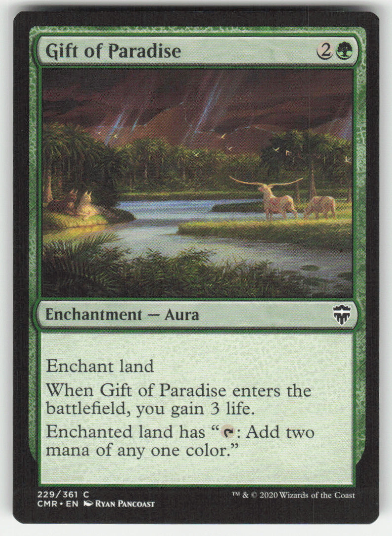 Gift of Paradise #229/361 Commander Legends MTG Non-Foil English