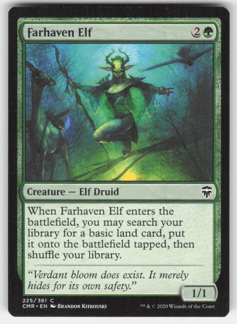 Farhaven Elf #225/361 Commander Legends MTG Non-Foil English