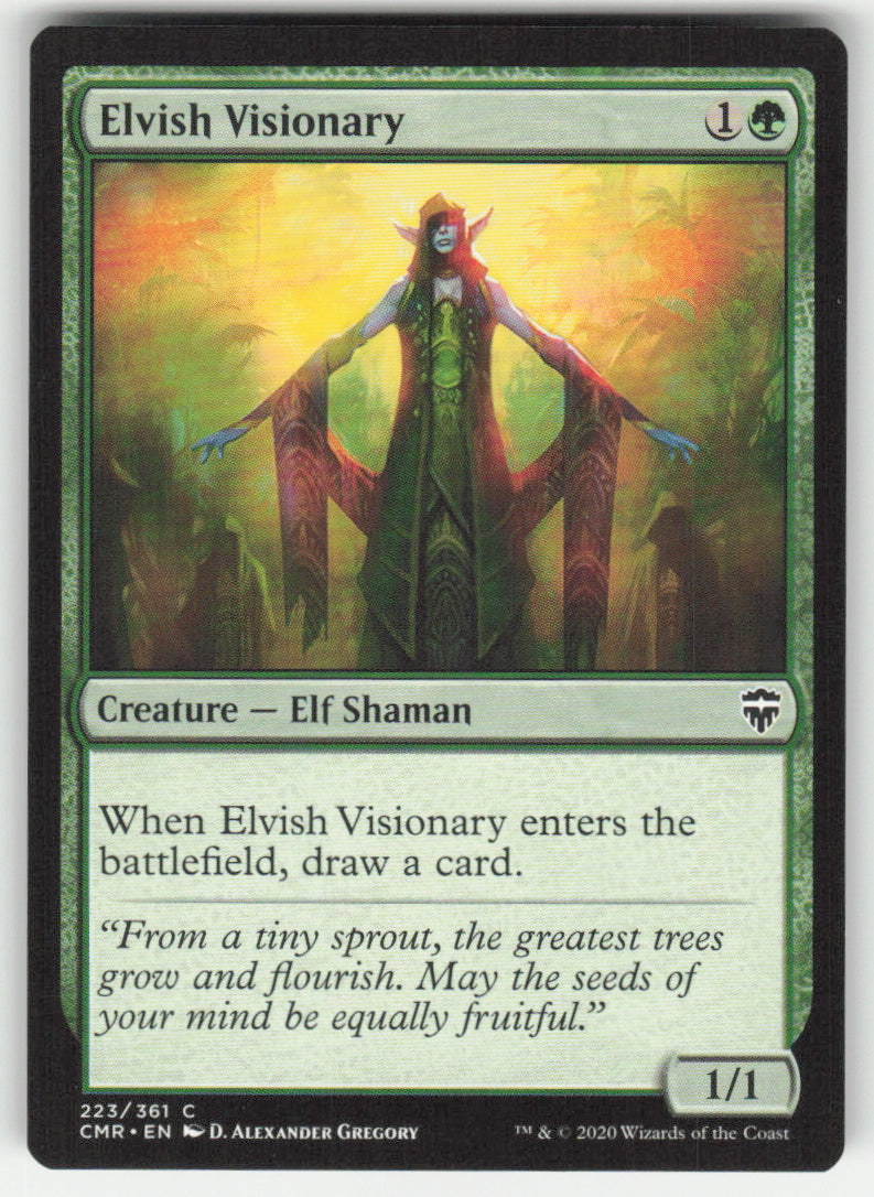 Elvish Visionary #223/361 Commander Legends MTG Non-Foil English