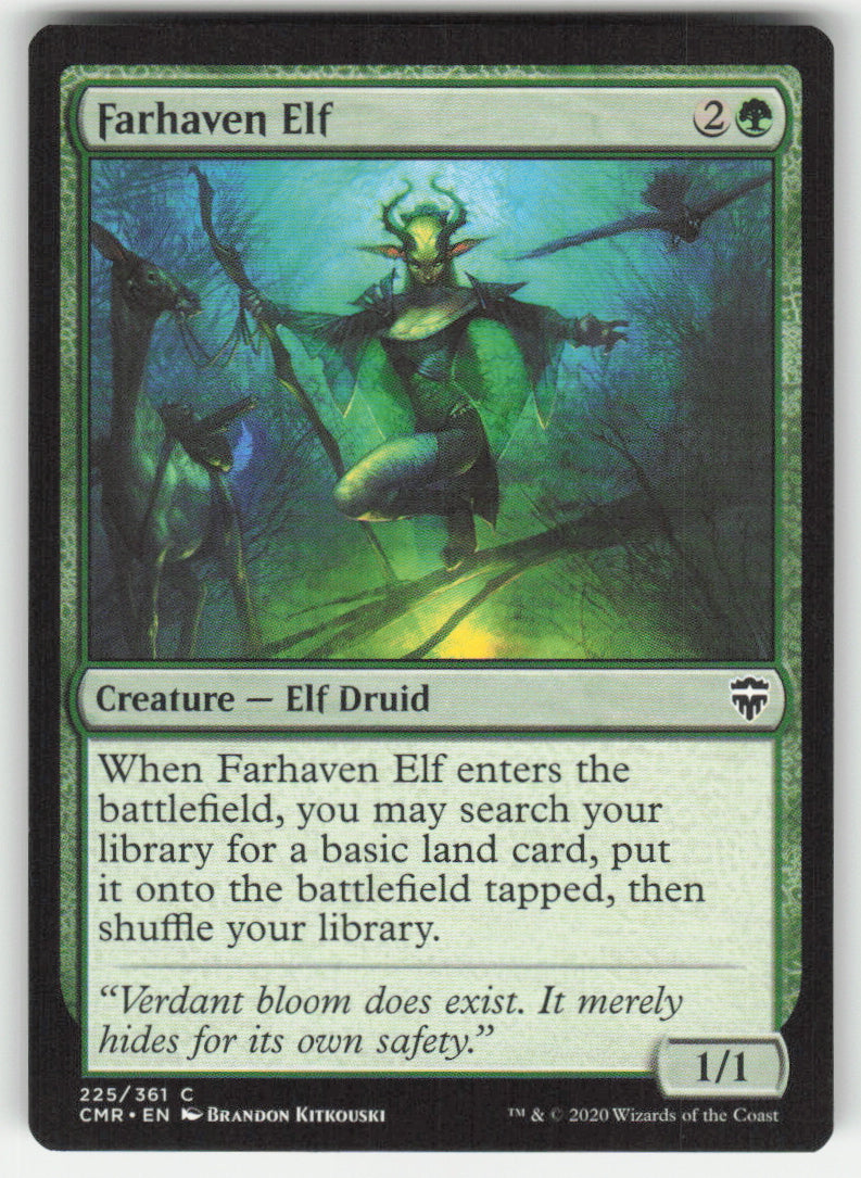 Farhaven Elf #225/361 Commander Legends MTG Non-Foil English