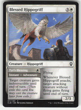 Blessed Hippogriff // Tyr's Blessing #11/361 CLB MTG Non-Foil English