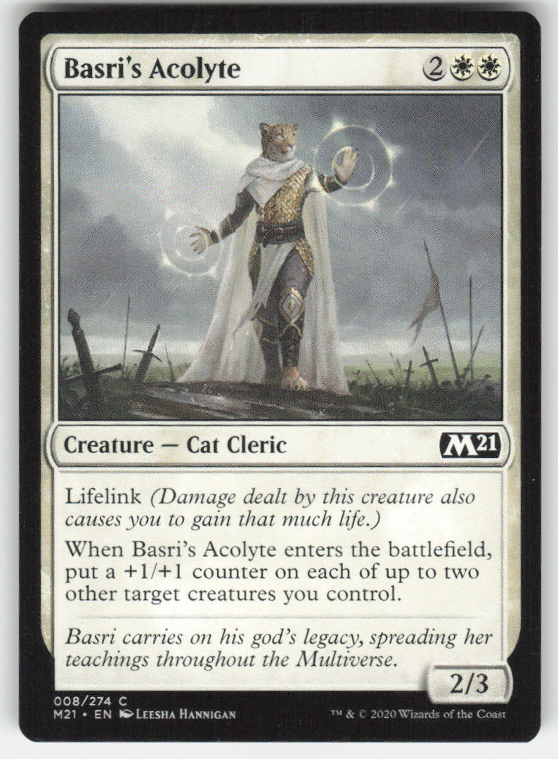 Basri's Acolyte #8/274 Core Set 2021 MTG Non-Foil English
