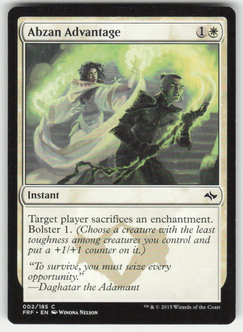Abzan Advantage #2/185 Non-Foil