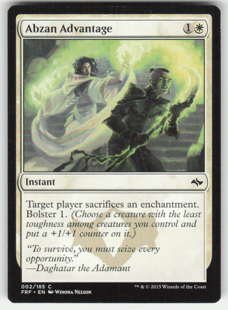 Abzan Advantage #2/185 Non-Foil