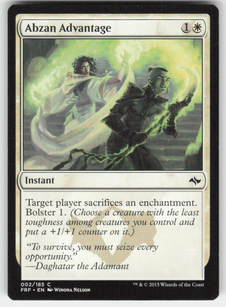 Abzan Advantage #2/185 Non-Foil