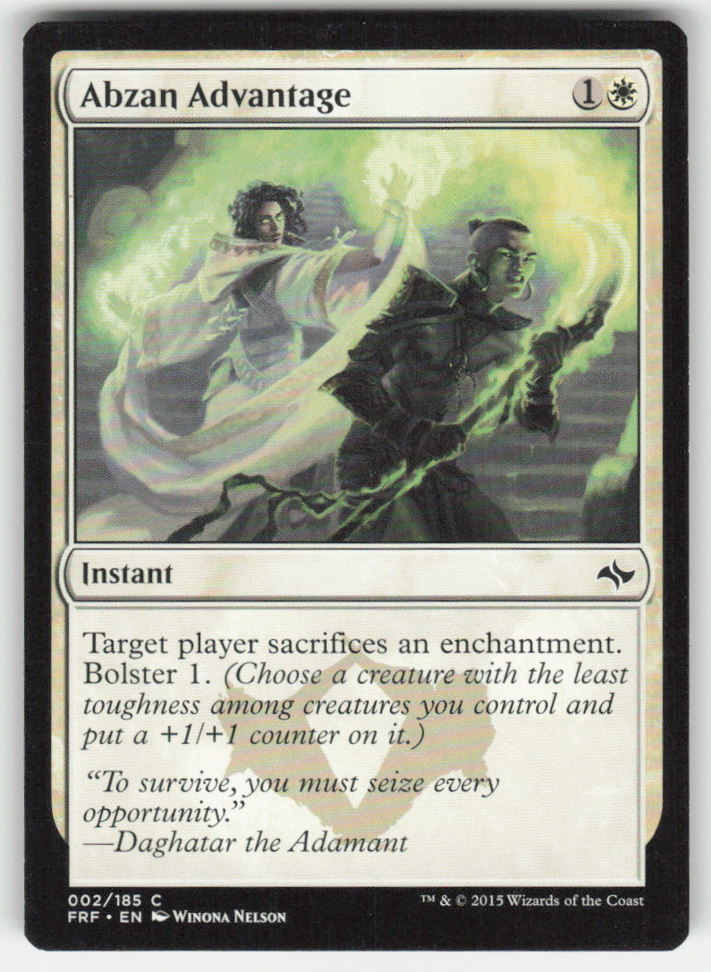 Abzan Advantage #2/185 Non-Foil