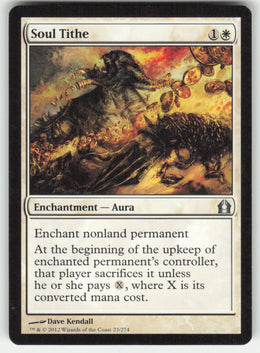 Soul Tithe #23/274 Return to Ravnica MTG Non-Foil English