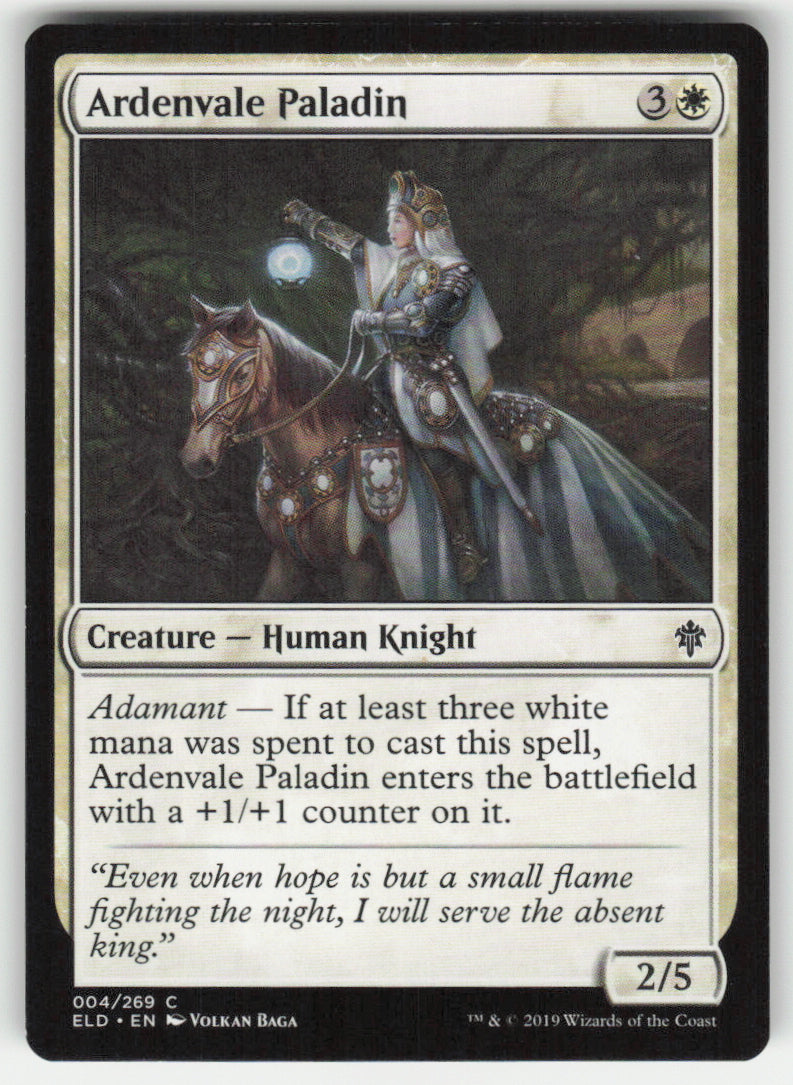 Ardenvale Paladin #4/269 Throne of Eldraine MTG Non-Foil English
