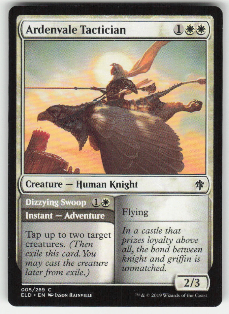 Ardenvale Tactician // Dizzying Swoop #5/269 Throne of Eldraine MTG Non-Foil