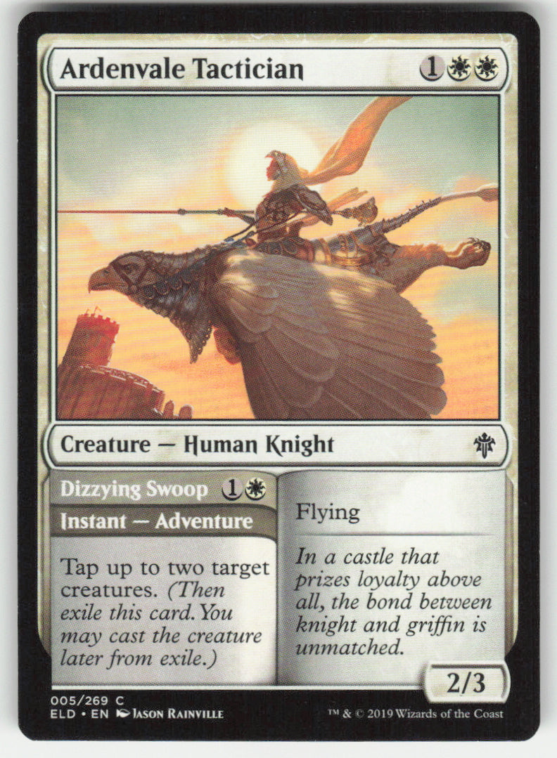 Ardenvale Tactician // Dizzying Swoop #5/269 Throne of Eldraine MTG Non-Foil