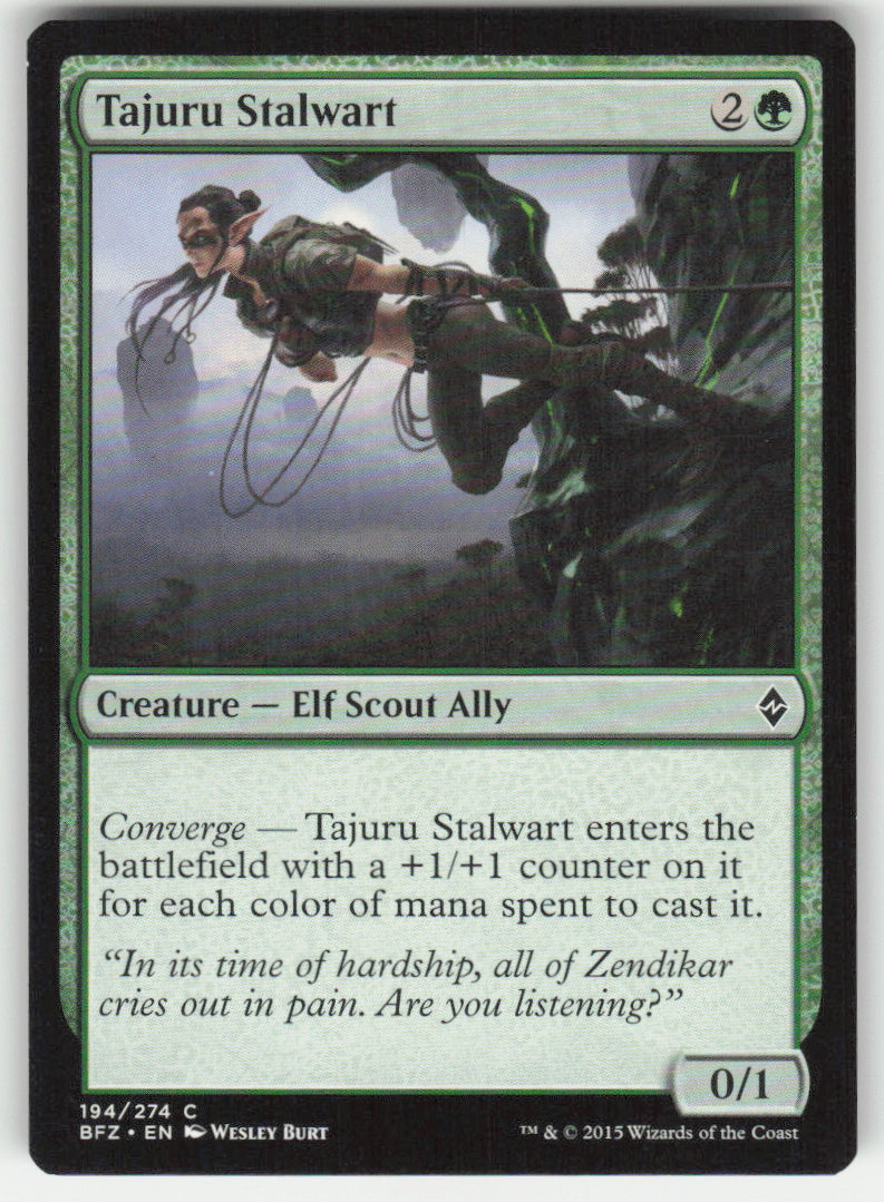 Tajuru Stalwart #194/274 Battle for Zendikar MTG Non-Foil English