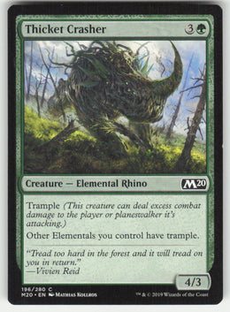 Thicket Crasher #196/280 Core Set 2020 MTG Non-Foil English