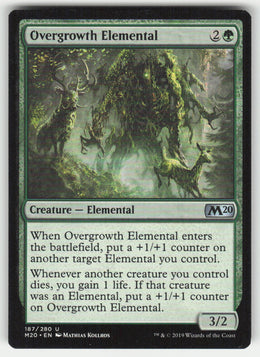Overgrowth Elemental #187/280 Core Set 2020 MTG Non-Foil English