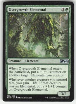 Overgrowth Elemental #187/280 Core Set 2020 MTG Non-Foil English