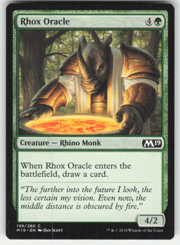 Rhox Oracle #198/280 Core Set 2019 MTG Non-Foil English