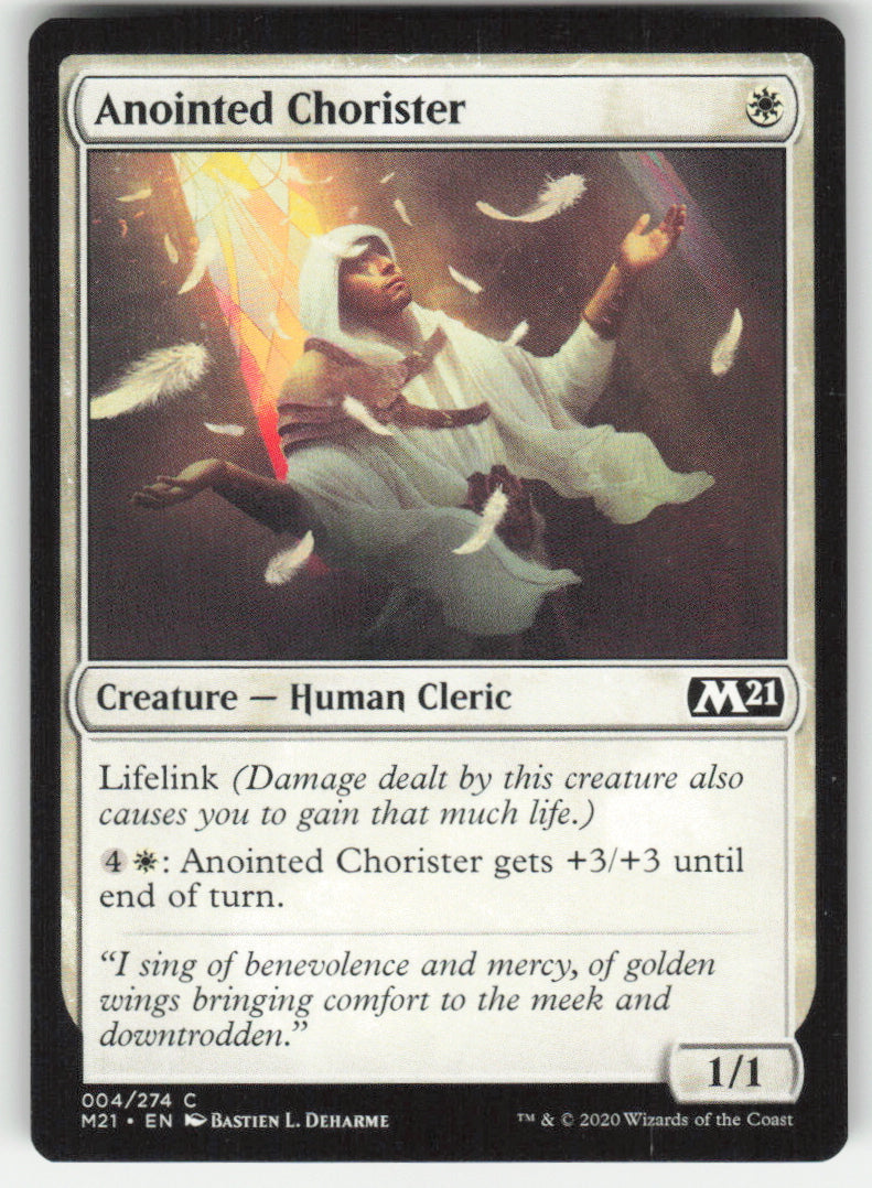 Anointed Chorister #4/274 Core Set 2021 MTG Non-Foil English
