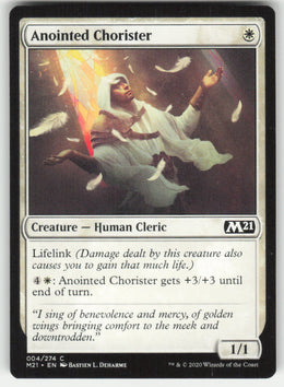 Anointed Chorister #4/274 Core Set 2021 MTG Non-Foil English