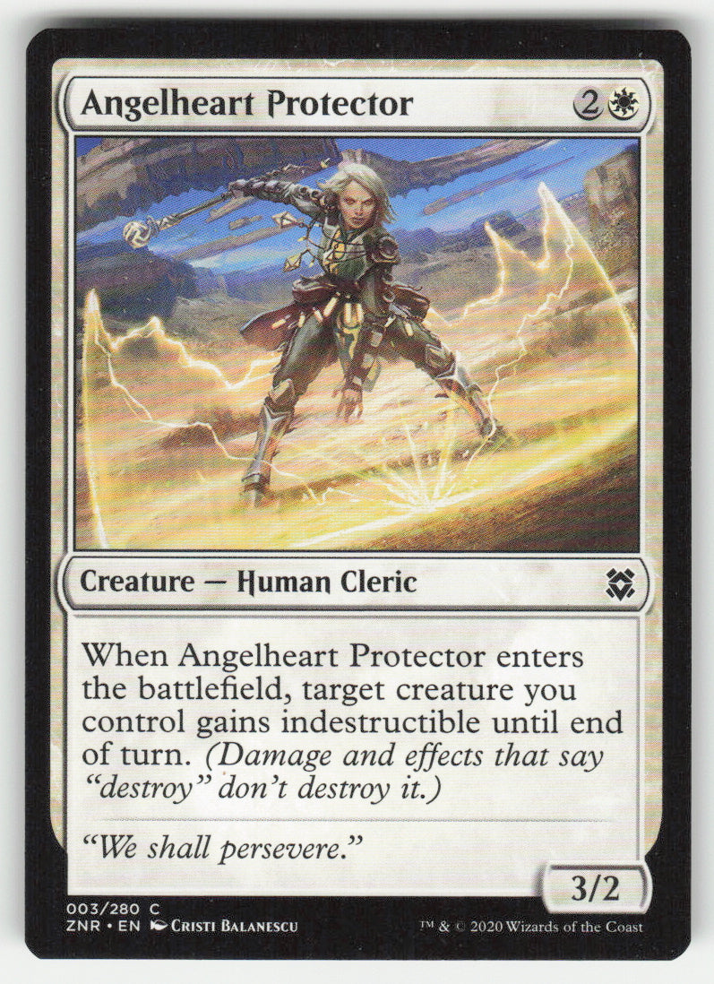 Angelheart Protector #3/280 Zendikar Rising MTG Non-Foil English
