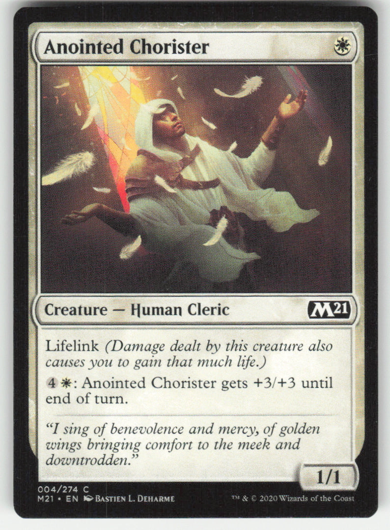 Anointed Chorister #4/274 Core Set 2021 MTG Non-Foil English
