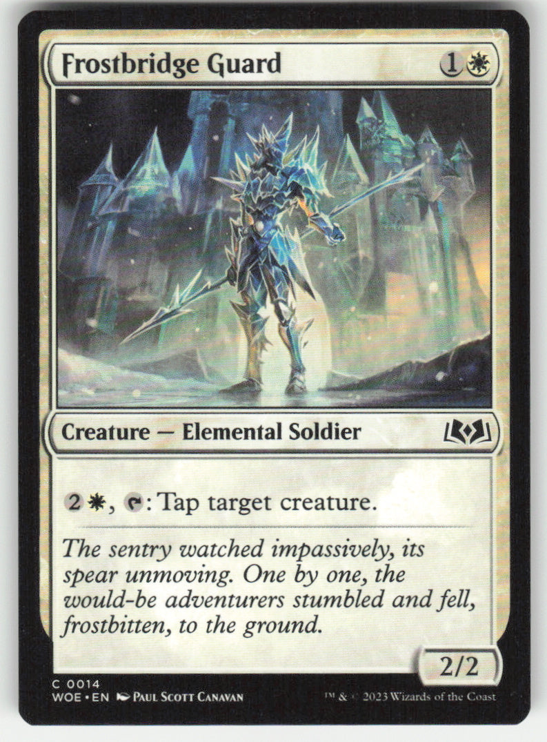 Frostbridge Guard #14 Wilds of Eldraine MTG Non-Foil English
