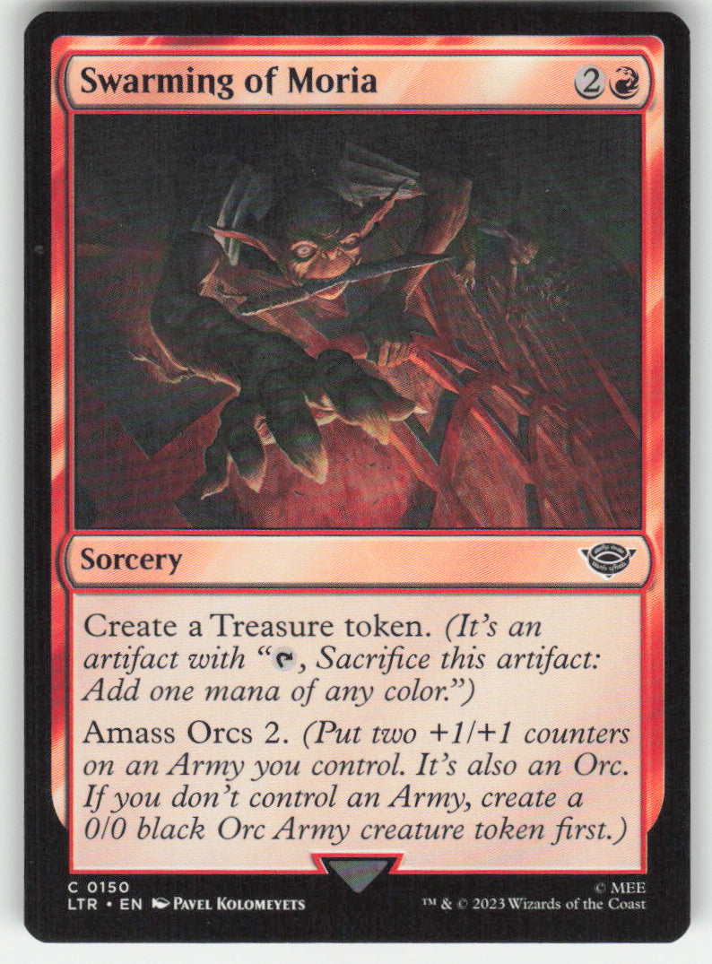 Swarming of Moria #150 The Lord of the Rings: Tales of Middle-earth MTG Non-Foil