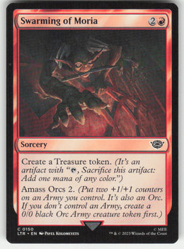 Swarming of Moria #150 The Lord of the Rings: Tales of Middle-earth MTG Non-Foil