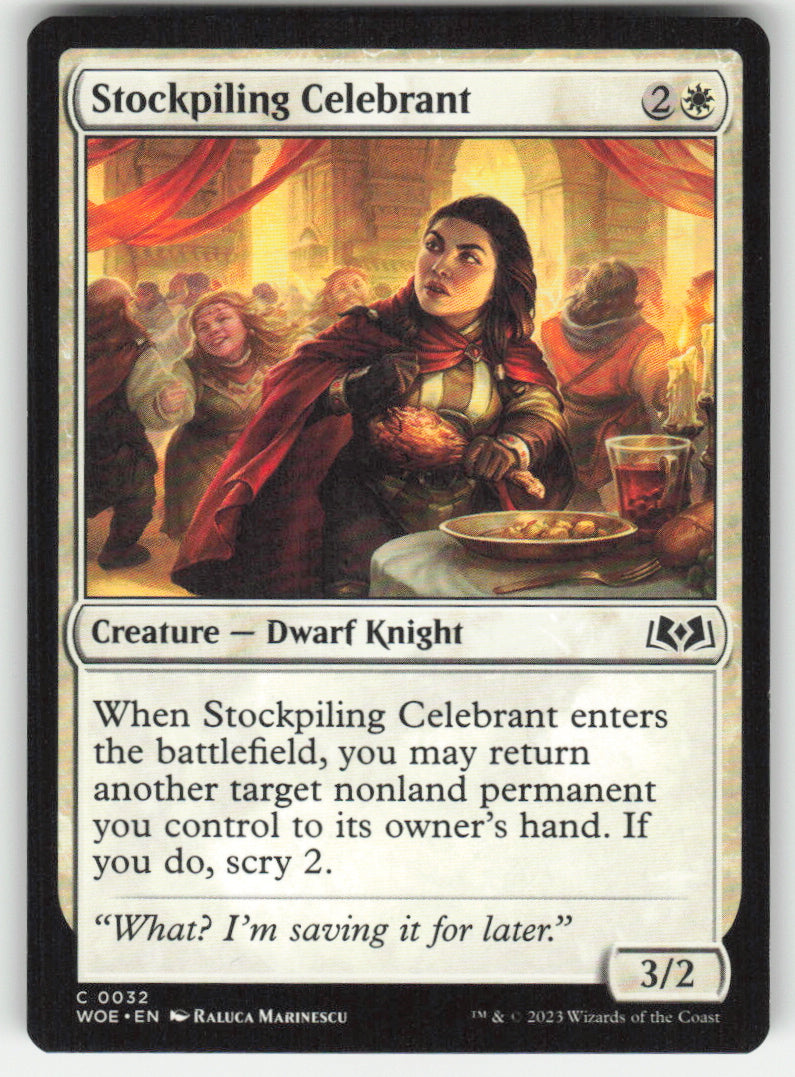 Stockpiling Celebrant #32 Wilds of Eldraine MTG Non-Foil English