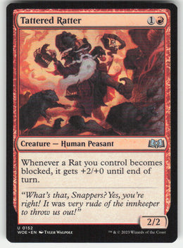 Tattered Ratter #152 Wilds of Eldraine MTG Non-Foil English