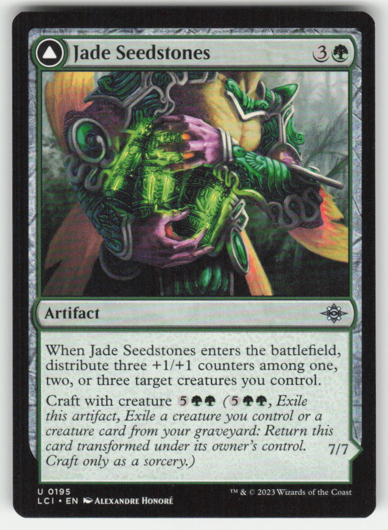Jade Seedstones // Jadeheart Attendant #195 Non-Foil