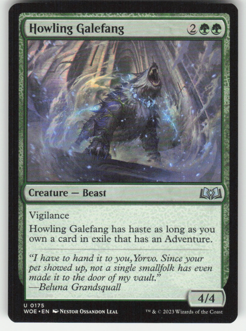 Howling Galefang #175 Wilds of Eldraine MTG Non-Foil English