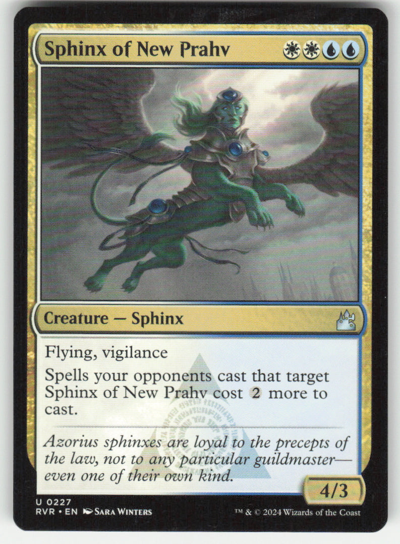 Sphinx of New Prahv #227 Ravnica Remastered MTG Non-Foil English