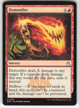 Demonfire #107 Ravnica Remastered MTG Non-Foil English