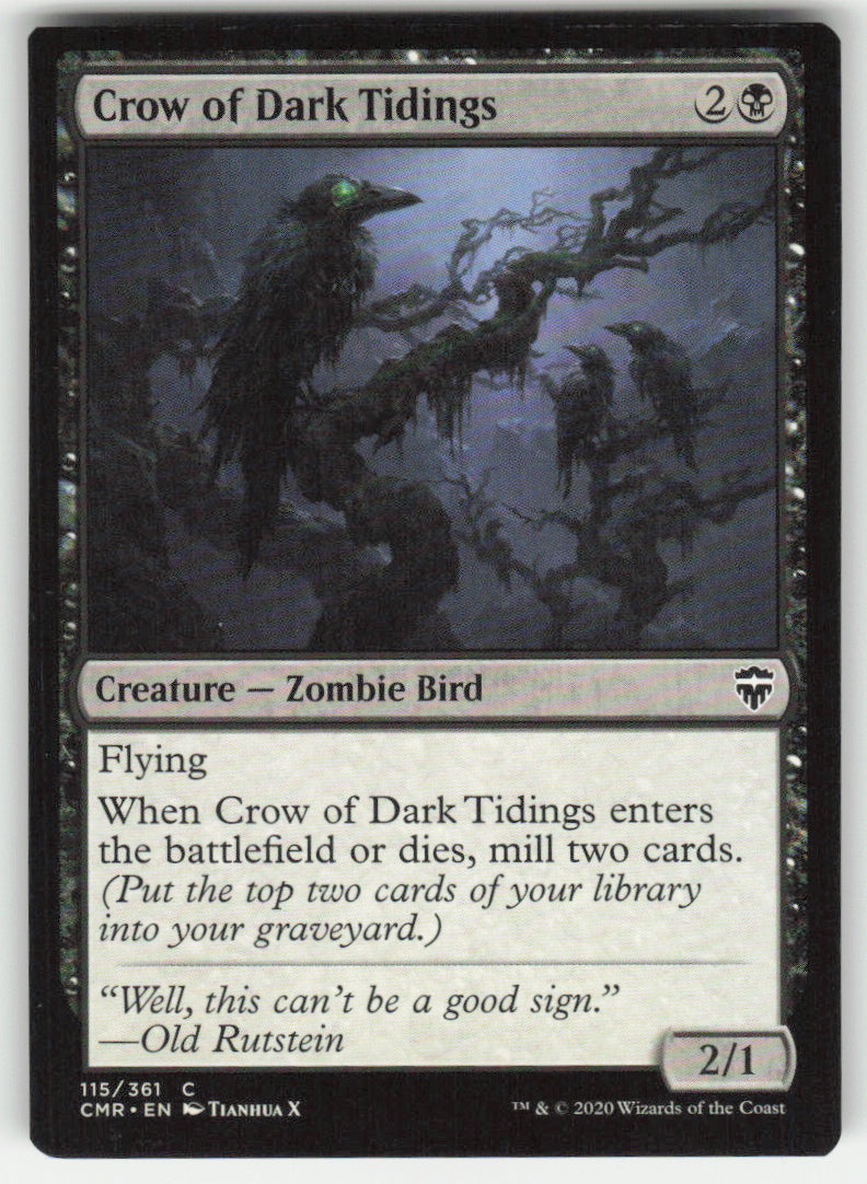 Crow of Dark Tidings #115/361 Non-Foil
