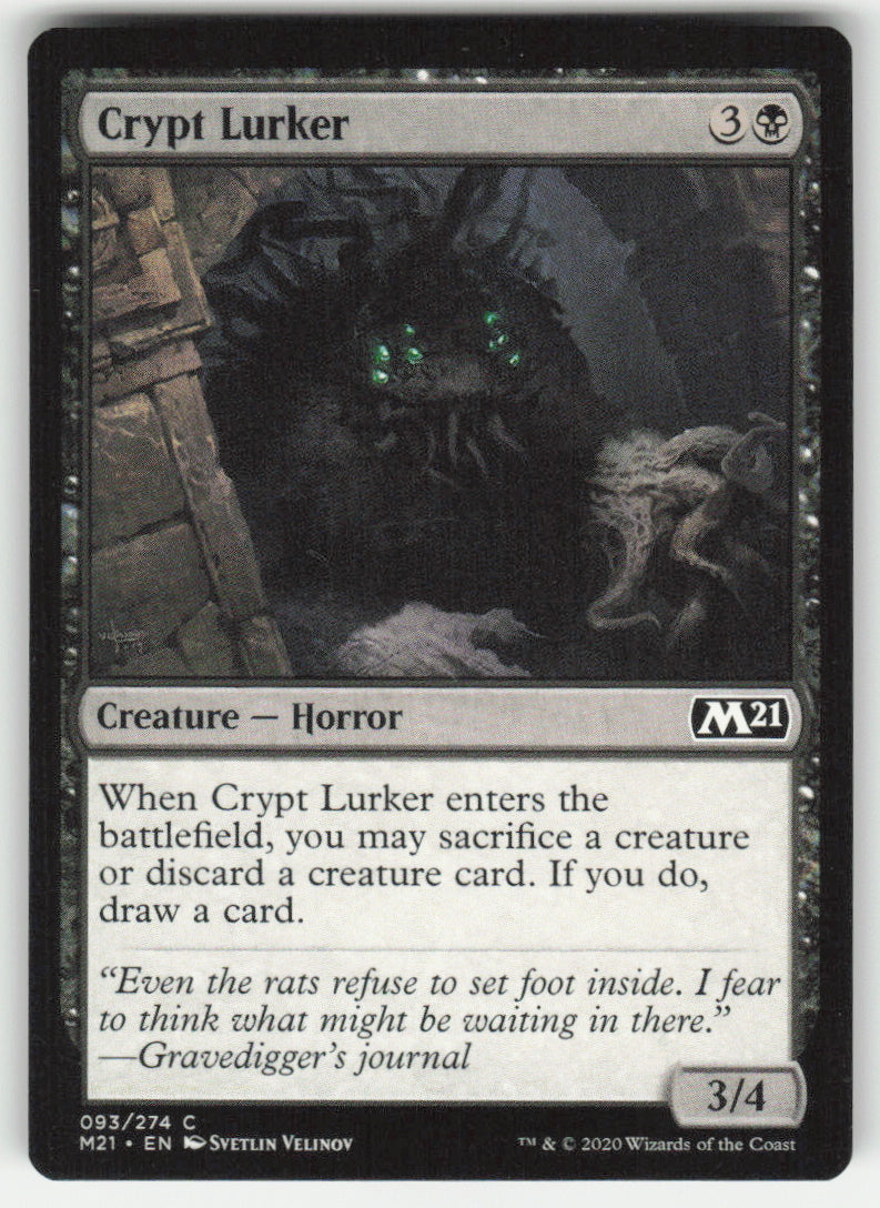 Crypt Lurker #93/274 Core Set 2021 MTG Non-Foil English