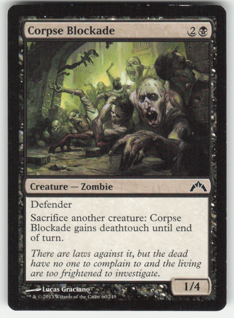 Corpse Blockade #60/249 Gatecrash MTG Non-Foil English