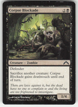 Corpse Blockade #60/249 Gatecrash MTG Non-Foil English