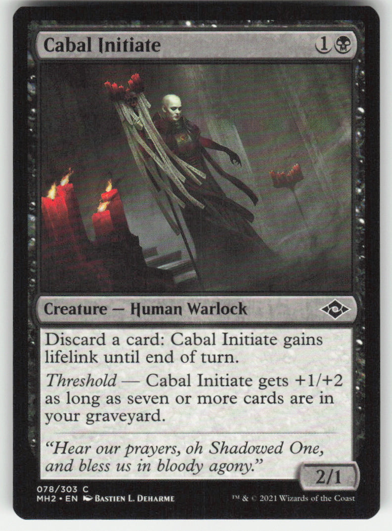 Cabal Initiate #78/303 Modern Horizons 2 MTG Non-Foil English