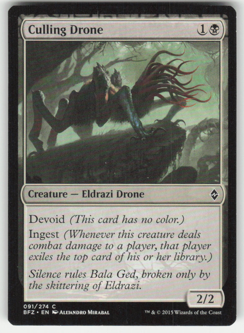 Culling Drone #91/274 Battle for Zendikar MTG Non-Foil English